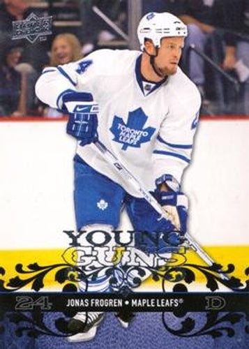 #496 Jonas Frogren - Toronto Maple Leafs - 2008-09 Upper Deck Hockey