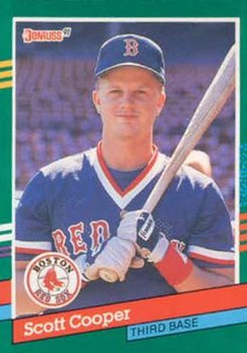 #496 Scott Cooper - Boston Red Sox - 1991 Donruss Baseball