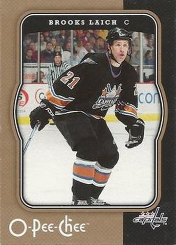 #496 Brooks Laich - Washington Capitals - 2007-08 O-Pee-Chee Hockey