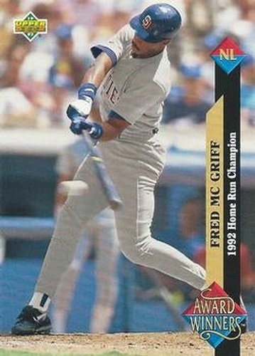 #496 Fred McGriff - San Diego Padres - 1993 Upper Deck Baseball