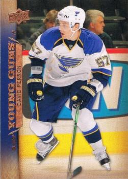 #496 David Perron - St. Louis Blues - 2007-08 Upper Deck Hockey