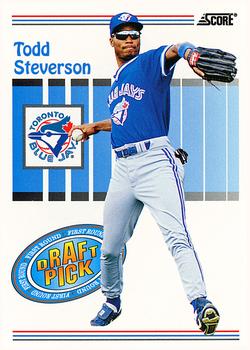 #496 Todd Steverson - Toronto Blue Jays - 1993 Score Baseball