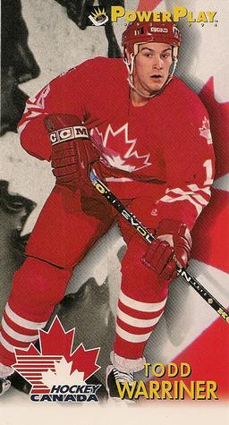 #496 Todd Warriner - Canada - 1993-94 Fleer PowerPlay Hockey