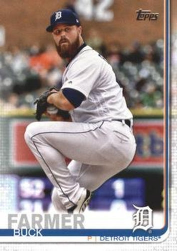 #496 Buck Farmer - Detroit Tigers - 2019 Topps Baseball