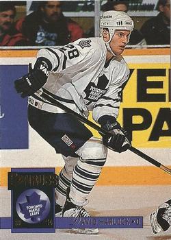 #496 David Harlock - Toronto Maple Leafs - 1993-94 Donruss Hockey