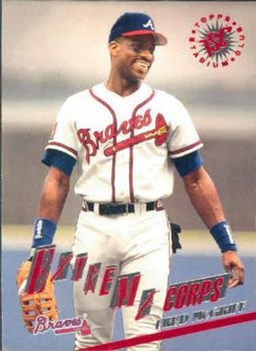 #496 Fred McGriff - Atlanta Braves - 1995 Stadium Club Baseball