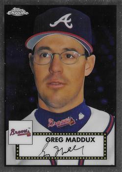 #496 Greg Maddux - Atlanta Braves - 2021 Topps Chrome Platinum Anniversary Baseball