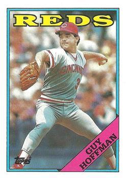 #496 Guy Hoffman - Cincinnati Reds - 1988 Topps Baseball