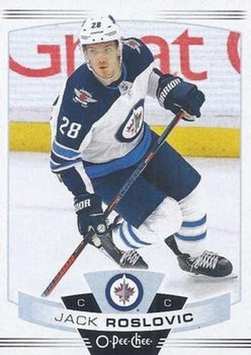 #496 Jack Roslovic - Winnipeg Jets - 2019-20 O-Pee-Chee Hockey