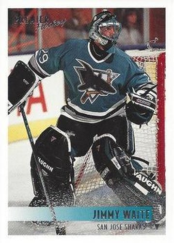 #496 Jimmy Waite - San Jose Sharks - 1994-95 Topps Premier Hockey
