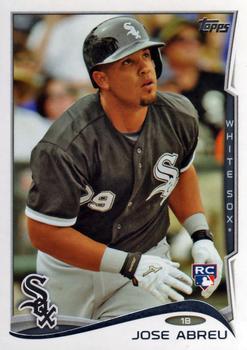 #496 Jose Abreu - Chicago White Sox - 2014 Topps Baseball