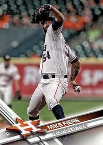 #496 Mike Fiers - Houston Astros - 2017 Topps Baseball