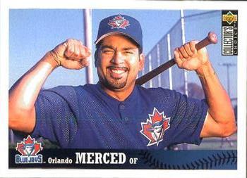 #496 Orlando Merced - Toronto Blue Jays - 1997 Collector's Choice Baseball