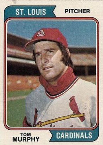 #496 Tom Murphy - St. Louis Cardinals - 1974 Topps Baseball