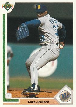 #496 Mike Jackson - Seattle Mariners - 1991 Upper Deck Baseball