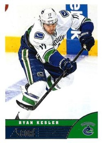 #496 Ryan Kesler - Vancouver Canucks - 2013-14 Score Hockey
