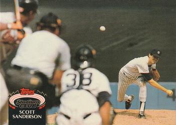 #496 Scott Sanderson - New York Yankees - 1992 Stadium Club Baseball