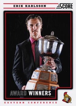 #496 Erik Karlsson - Ottawa Senators - 2012-13 Score Hockey