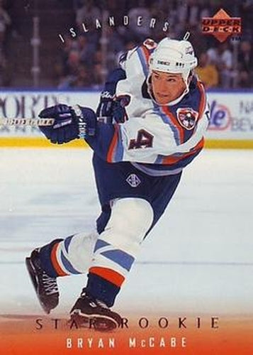 #496 Bryan McCabe - New York Islanders - 1995-96 Upper Deck Hockey