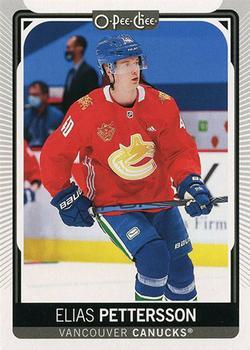 #496c Elias Pettersson - Special Jersey - Vancouver Canucks - 2021-22 O-Pee-Chee Hockey