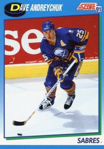 #497 Dave Andreychuk - Buffalo Sabres - 1991-92 Score Canadian Hockey