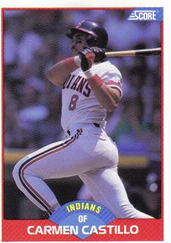 #497 Carmen Castillo - Cleveland Indians - 1989 Score Baseball