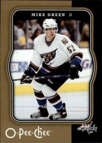 #497 Mike Green - Washington Capitals - 2007-08 O-Pee-Chee Hockey