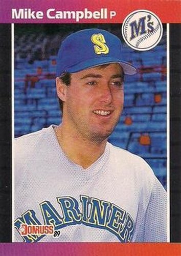 #497 Mike Campbell - Seattle Mariners - 1989 Donruss Baseball