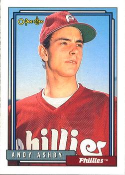 #497 Andy Ashby - Philadelphia Phillies - 1992 O-Pee-Chee Baseball