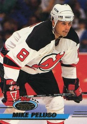 #497 Mike Peluso - New Jersey Devils - 1993-94 Stadium Club Hockey