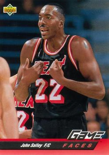#497 John Salley - Miami Heat - 1992-93 Upper Deck Basketball