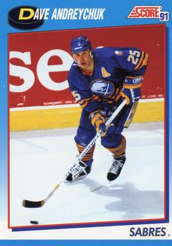 #497 Dave Andreychuk - Buffalo Sabres - 1991-92 Score Canadian Bilingual Hockey