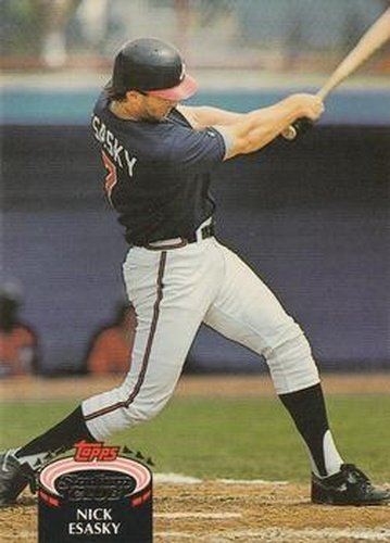 #497 Nick Esasky - Atlanta Braves - 1992 Stadium Club Baseball