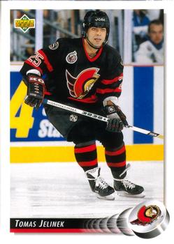 #497 Tomas Jelinek - Ottawa Senators - 1992-93 Upper Deck Hockey