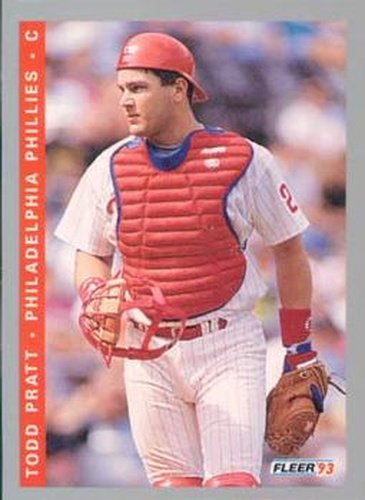 #497 Todd Pratt - Philadelphia Phillies - 1993 Fleer Baseball