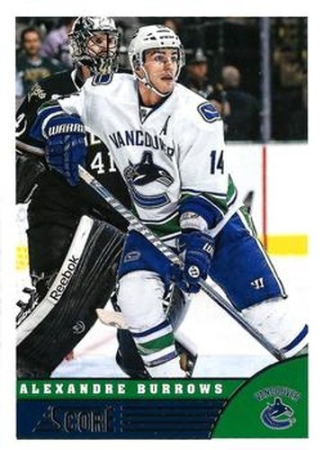 #497 Alexandre Burrows - Vancouver Canucks - 2013-14 Score Hockey