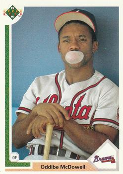 #497 Oddibe McDowell - Atlanta Braves - 1991 Upper Deck Baseball