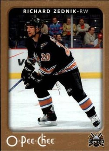 #497 Richard Zednik - Washington Capitals - 2006-07 O-Pee-Chee Hockey