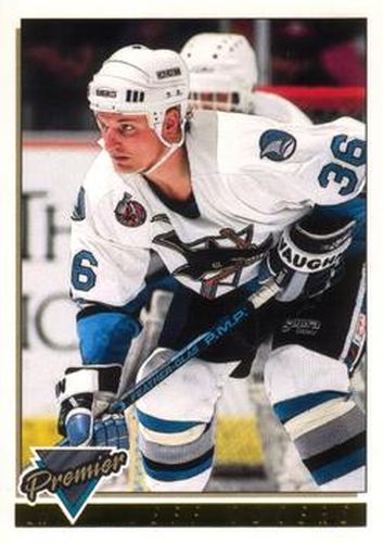 #497 Jeff Odgers - San Jose Sharks - 1993-94 O-Pee-Chee Premier Hockey - Gold