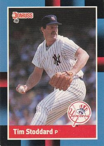 #497 Tim Stoddard - New York Yankees - 1988 Donruss Baseball