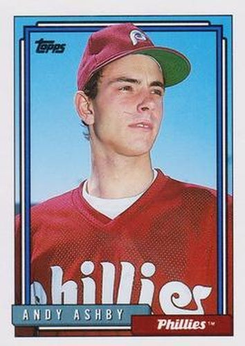 #497 Andy Ashby - Philadelphia Phillies - 1992 Topps Baseball