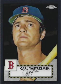 #497 Carl Yastrzemski - Boston Red Sox - 2021 Topps Chrome Platinum Anniversary Baseball