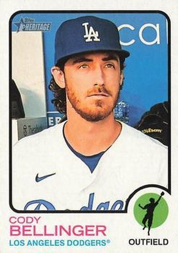 #497 Cody Bellinger - Los Angeles Dodgers - 2022 Topps Heritage Baseball