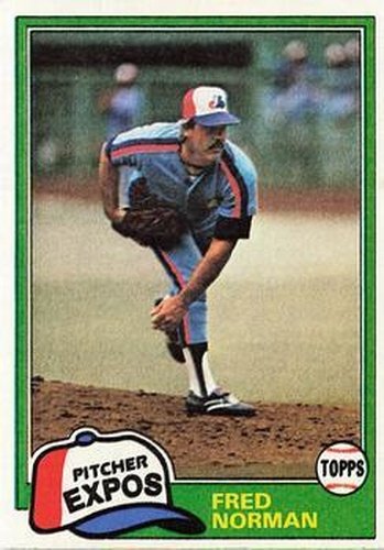 #497 Fred Norman - Montreal Expos - 1981 Topps Baseball