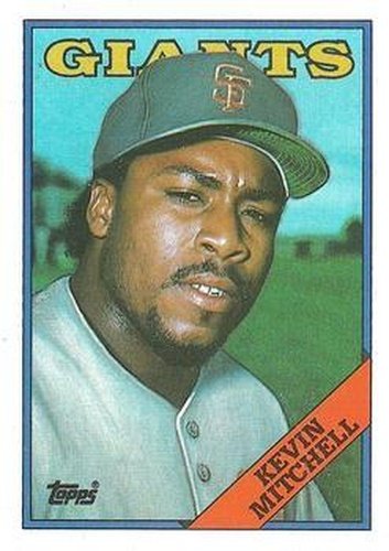 #497 Kevin Mitchell - San Francisco Giants - 1988 Topps Baseball