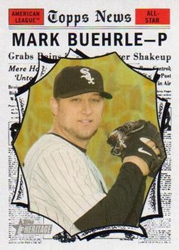 #497 Mark Buehrle - Chicago White Sox - 2010 Topps Heritage Baseball