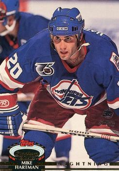 #497 Mike Hartman - Tampa Bay Lightning - 1992-93 Stadium Club Hockey