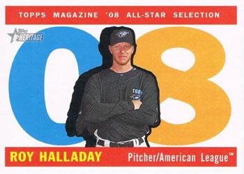 #497 Roy Halladay - Toronto Blue Jays - 2009 Topps Heritage Baseball