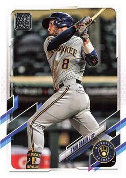 #497 Ryan Braun - Milwaukee Brewers - 2021 Topps Baseball