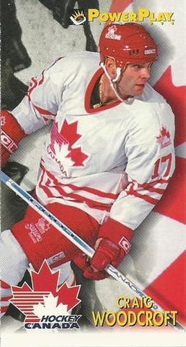 #497 Craig Woodcroft - Canada - 1993-94 Fleer PowerPlay Hockey
